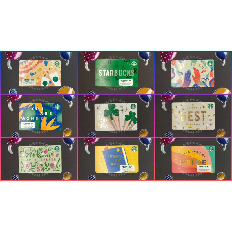 Starbucks USA Cards (Part 1 - No.1-9) | Shopee Philippines