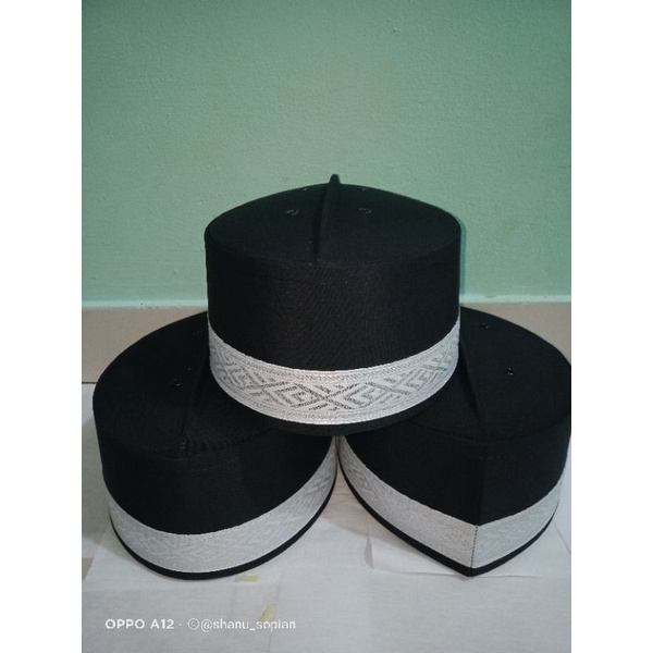 Asagofa songkok Skullcap Cap bugis Ribbon/bugis Skullcap bone | Shopee ...