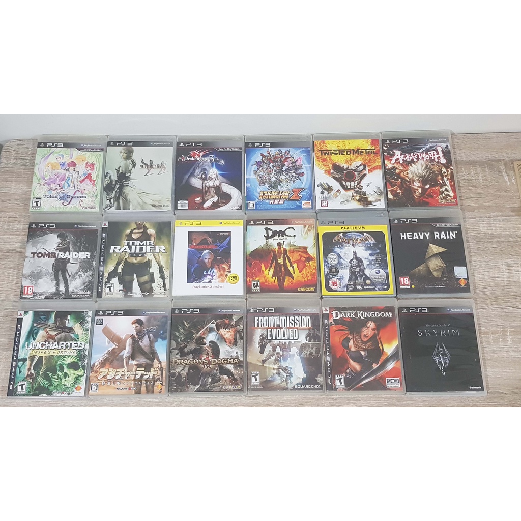 PS3 Games Selection Batch 1A (Playstation 3 Used Games) Shopee Philippines