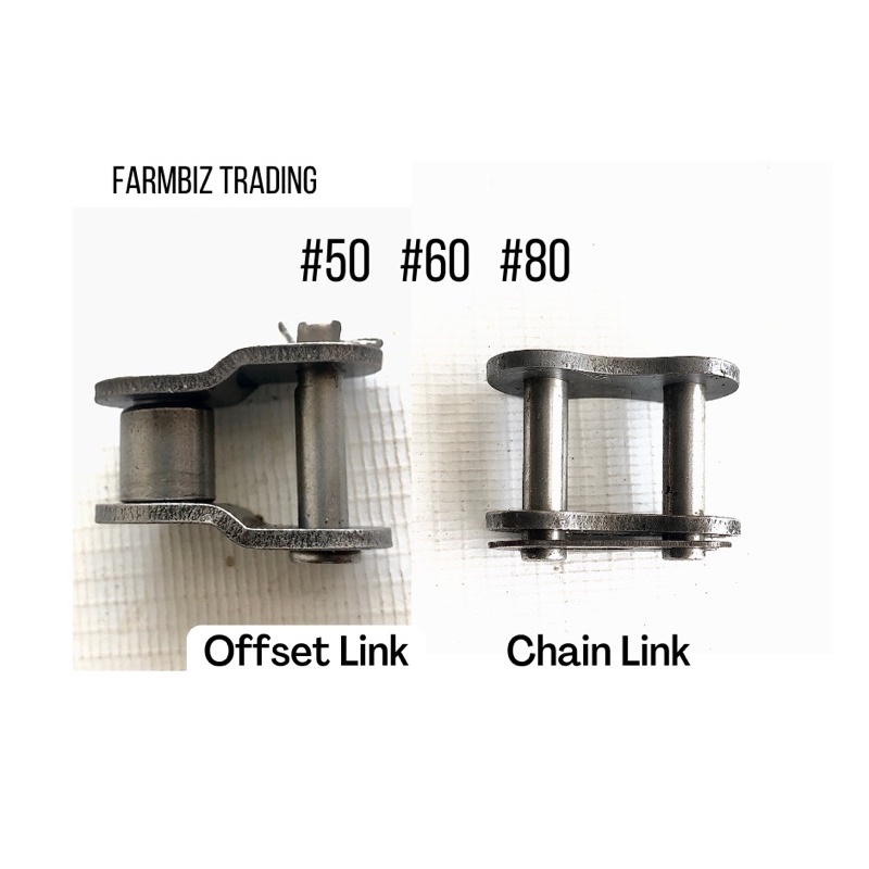 Chain link Offset link #50 #60 #80 for roller chain | Shopee Philippines