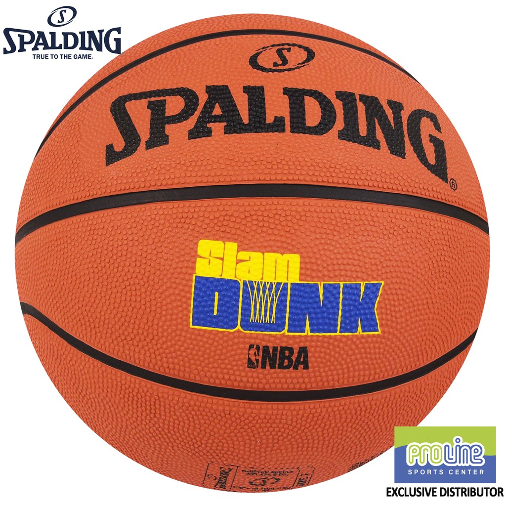 Spalding Outdoor Basketball Slam Dunk Black Basketball Ball Brick Adult