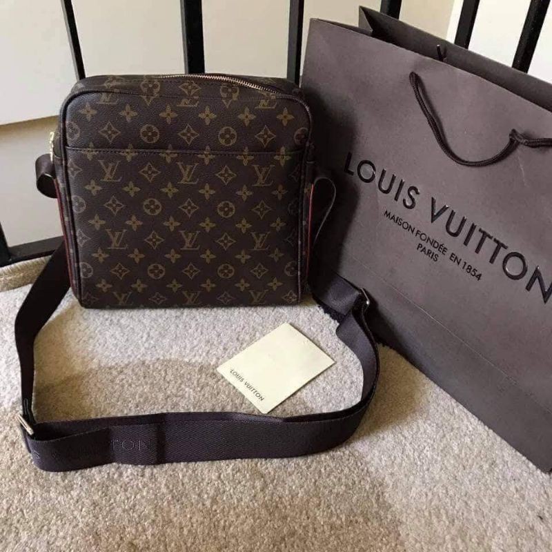 Lv sling bag for men authentic with paper bag