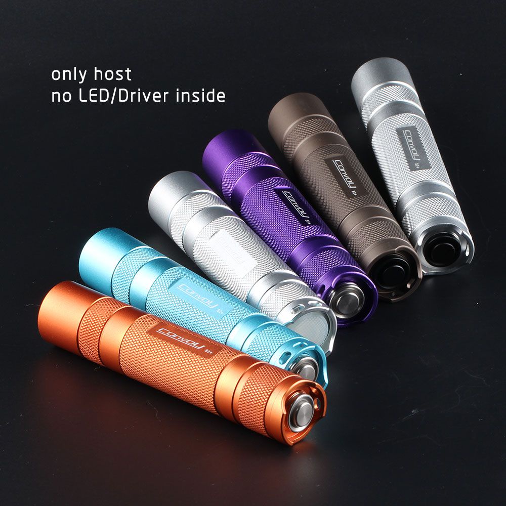 Original Convoy S2+ Flashlight Host DIY Flashligh ar-coated lens ...