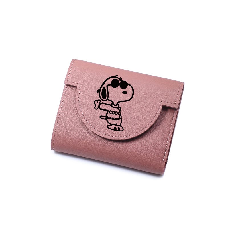 Snoopy Wallet for Woman Card Holder Wallet Coin Purse Cute Wallet for