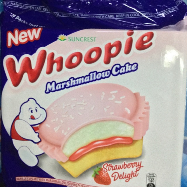 Whoopie Marshmallow Cake Strawberry Delight 10x32g Shopee Philippines