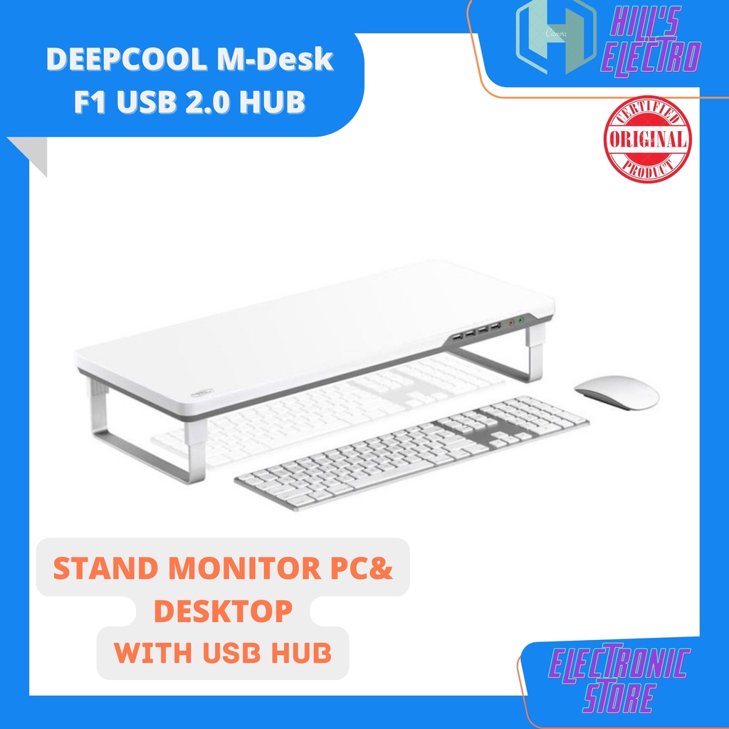 Deepcool MDESK F1 Monitor Stand With USB 2.0 HUB Shopee Philippines