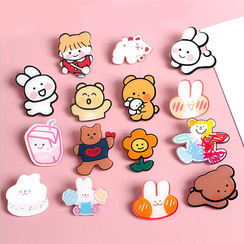 MiA fashion mall W-01 Korea ins girl brooch cute cartoon brooch ...