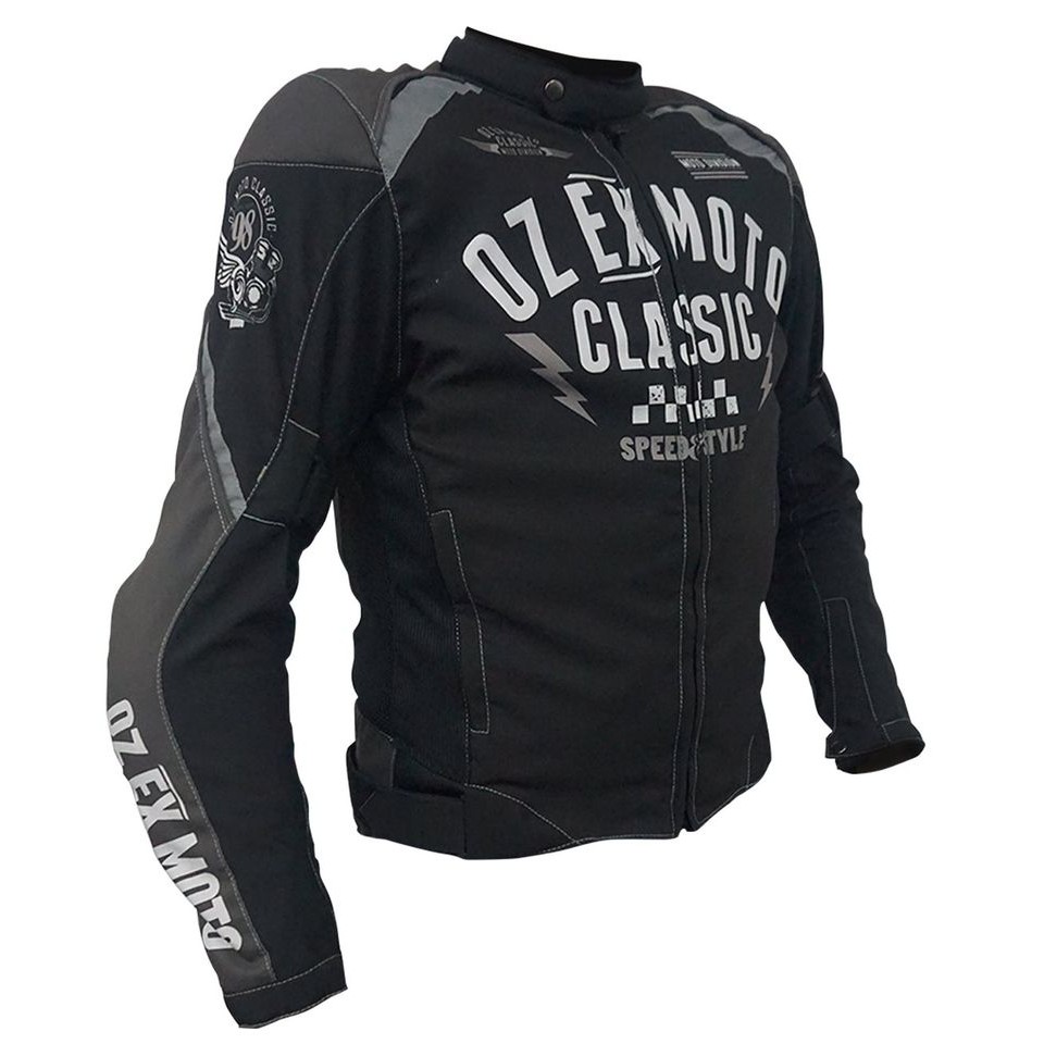 OZ Racing Ex Moto Classic Fugitive Mc Riding Jacket Shopee