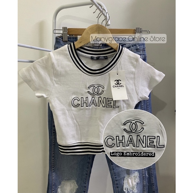 Chanel Crop Top For Women / Tops For Women | Shopee Philippines