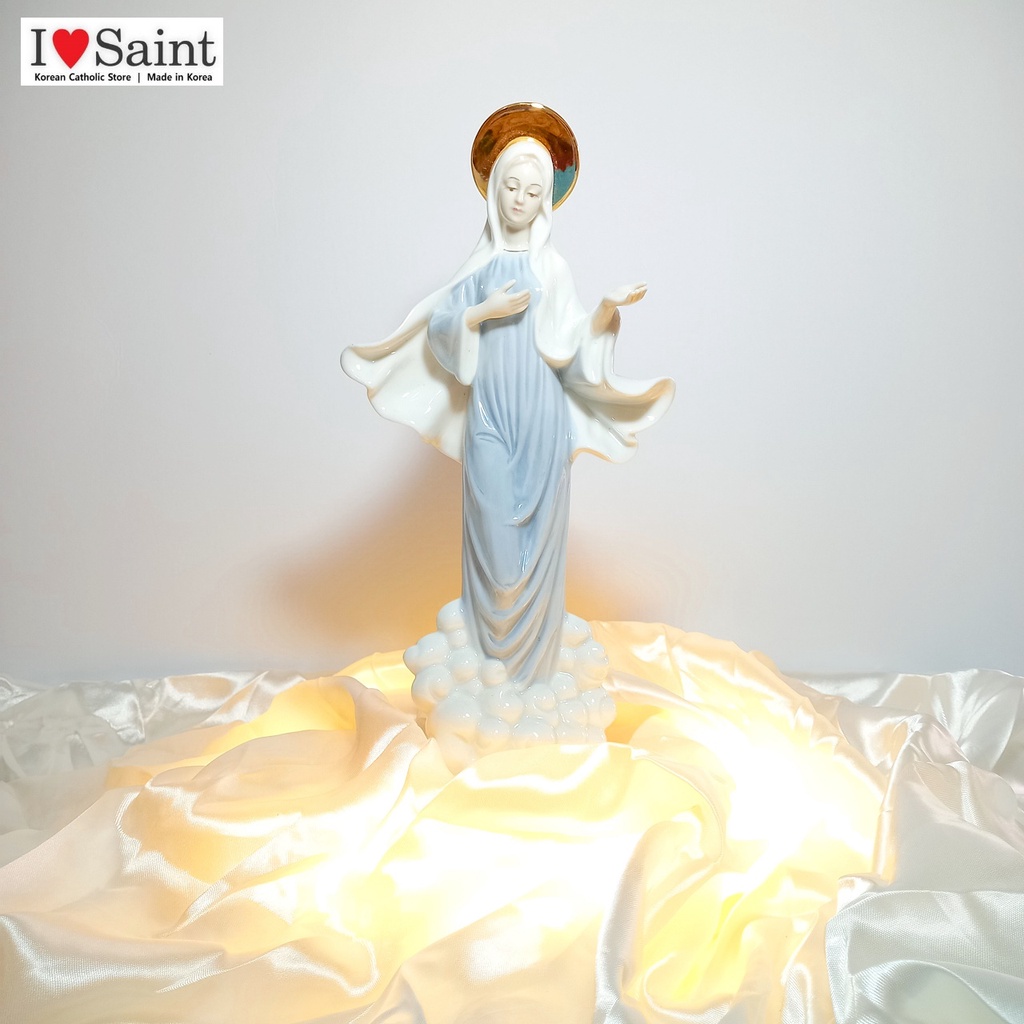 Our Lady Of Medjugorje Ceramic Statue Catholic Gifts Saint Holy Image ...