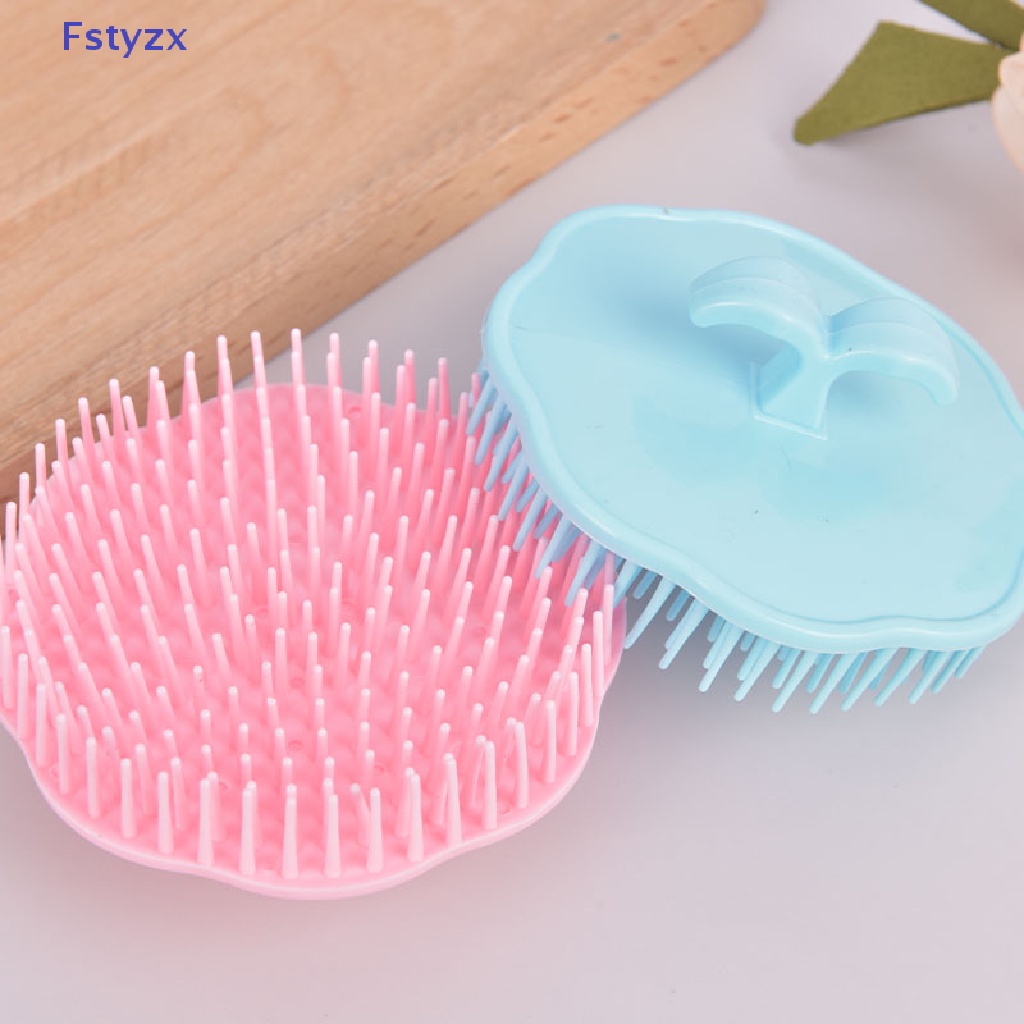 Fstyzx Shampoo Brush Adult Scalp Brush Soft Glue Comb Long Hair Hair