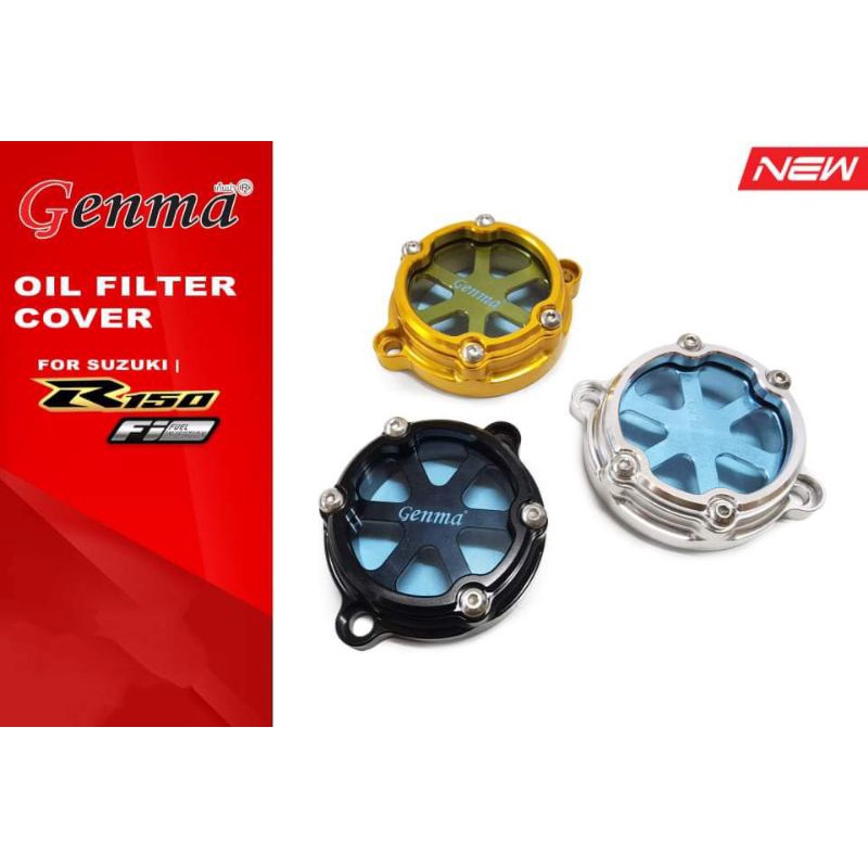 Genma oil filter cover raider 150 fi | Shopee Philippines