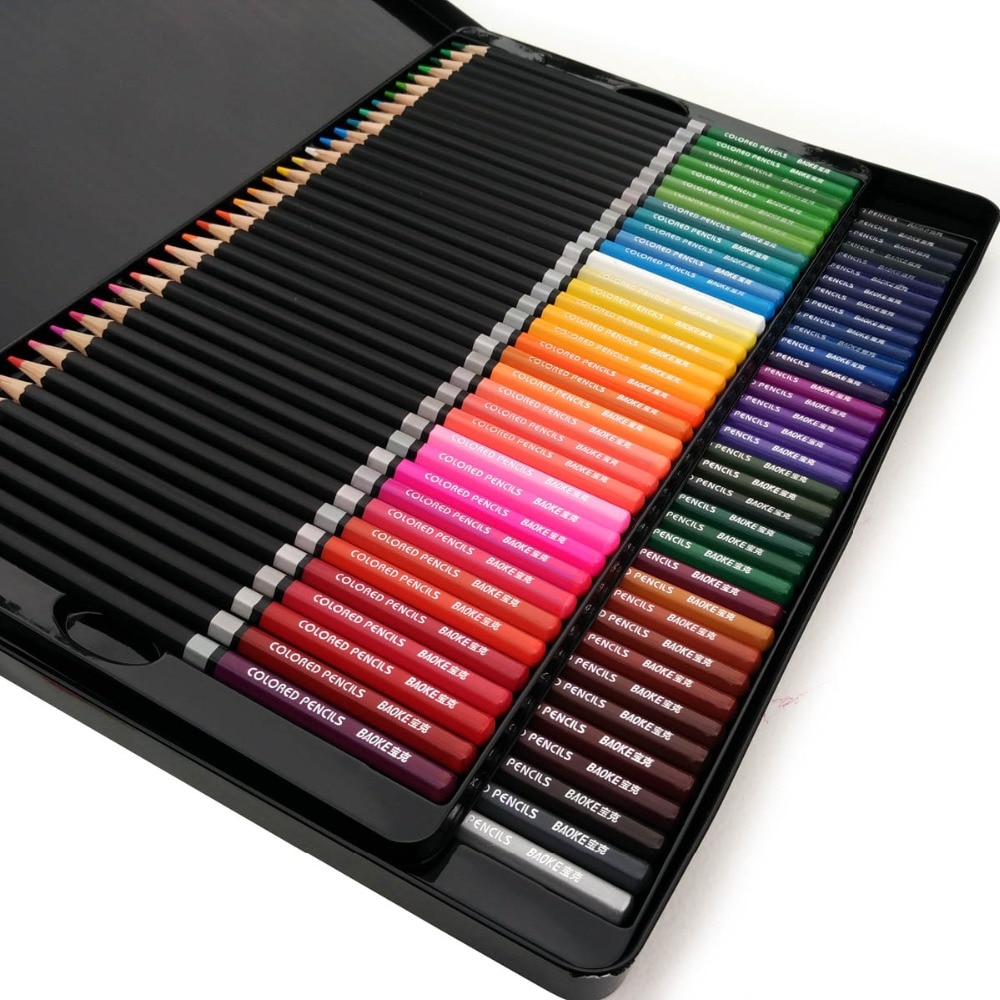 100 Colored Pencil Fine Art Lapis de cor 72 cores Profissional Colored