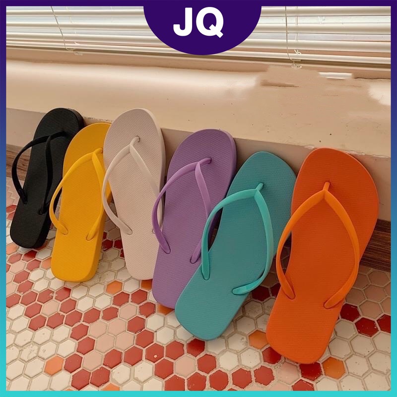 JQ 35-40 Plain and Printed Classic Slippers For ladies Thin flip