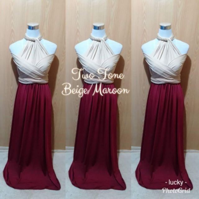 Two tone infinity on sale dress