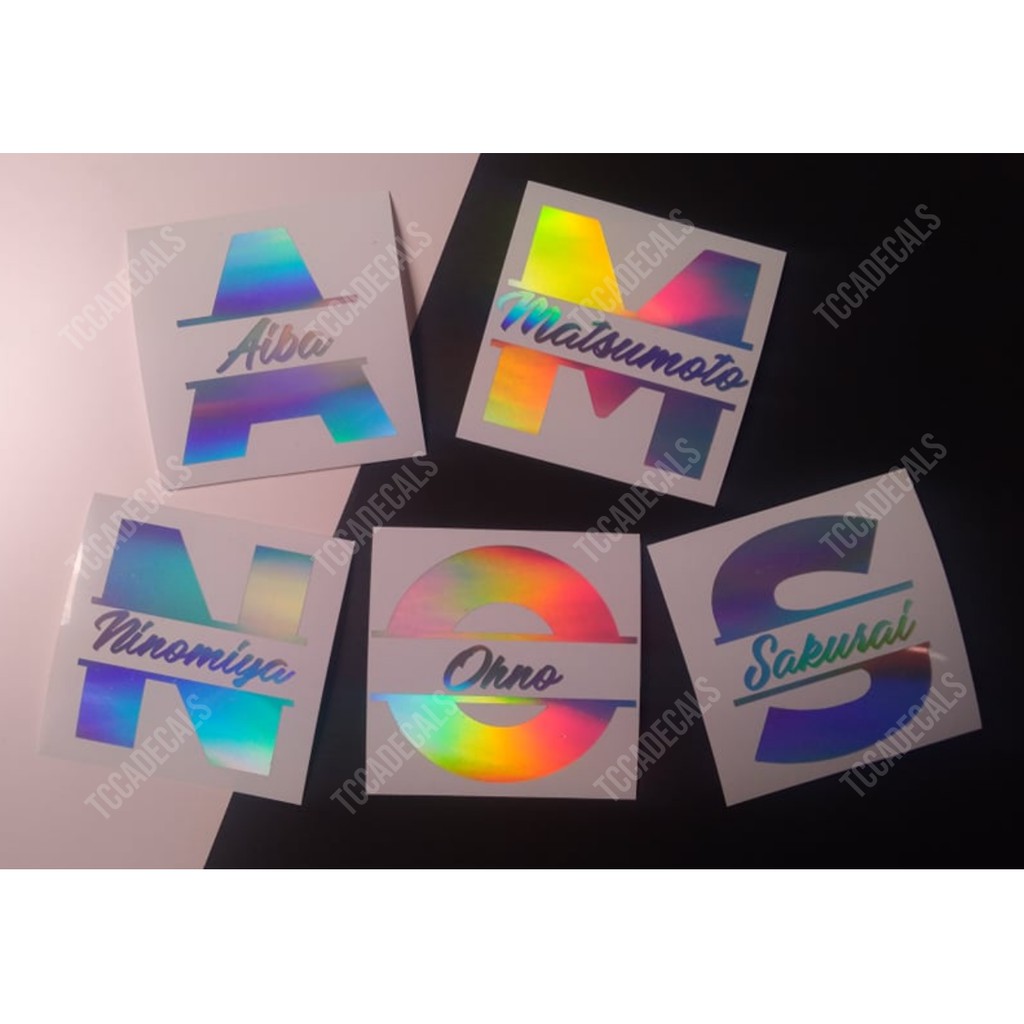 Monogram Holographic sticker | Shopee Philippines