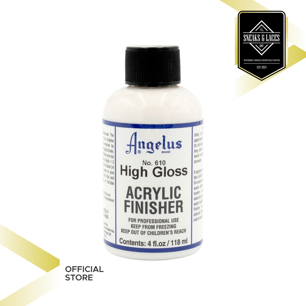 Angelus acrylic finisher hot sale high gloss