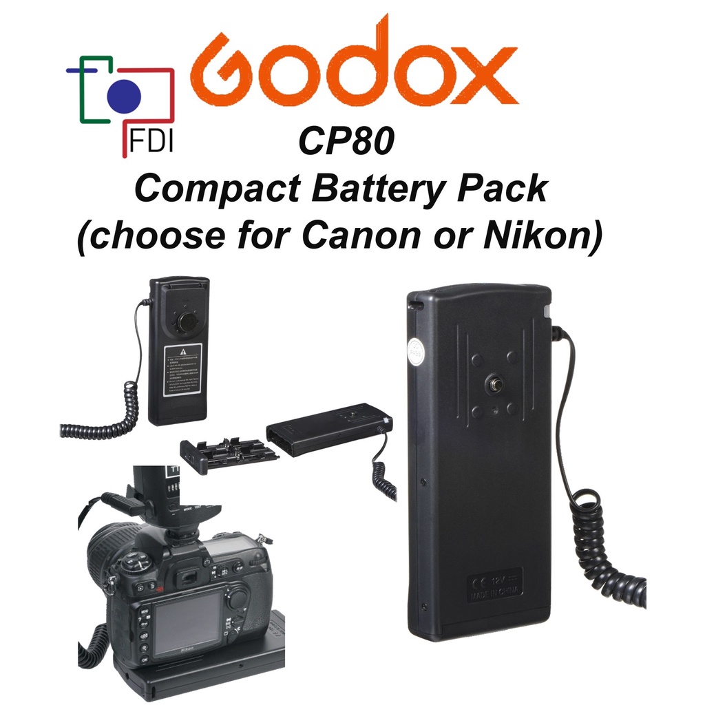 CP80 External Flash Battery Pack for Speedlite Flash Power Pack CP80