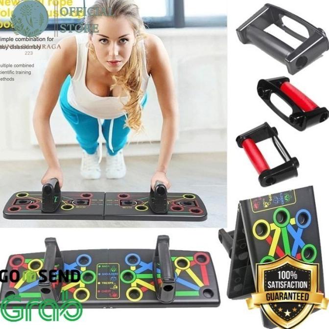 Foldable Surplex Push Up Rack Board System Push Up Board Stand Multifunzione Allenamento Per La Forza - 5