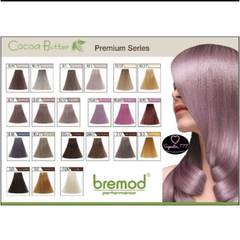BREMOD PREMIUM hair color 100ml(9.0to D.6677)part 2 | Shopee Philippines