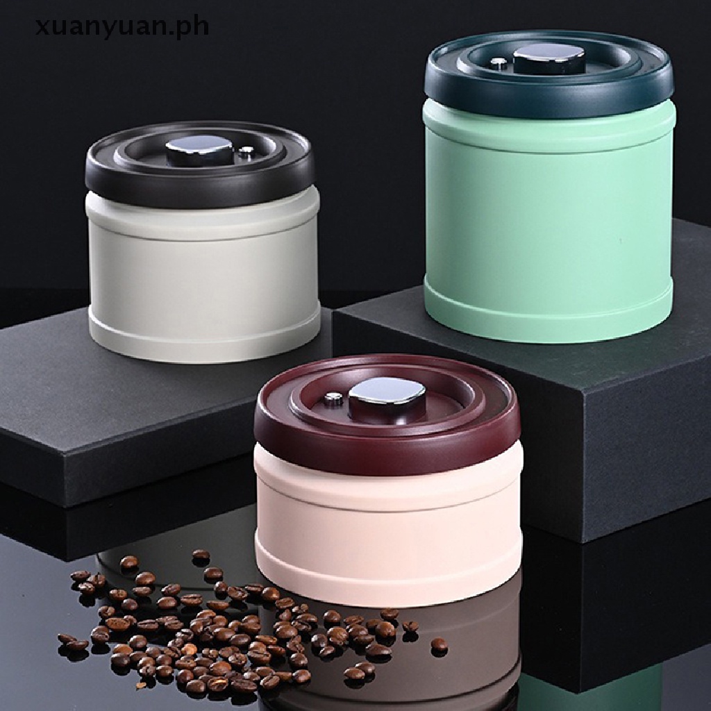 XUAN Stainless Steel Airtight Coffee Container Storage Canister Vacuum ...