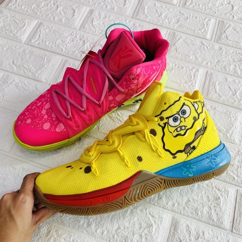 Kyrie spongebob outlet and patrick shoes