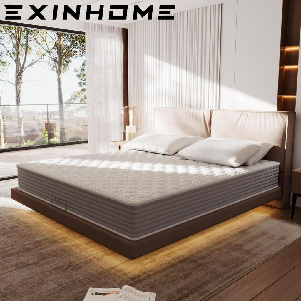 8.3inch Double coil Spring mattress foam bed Single/Double/Queen memory