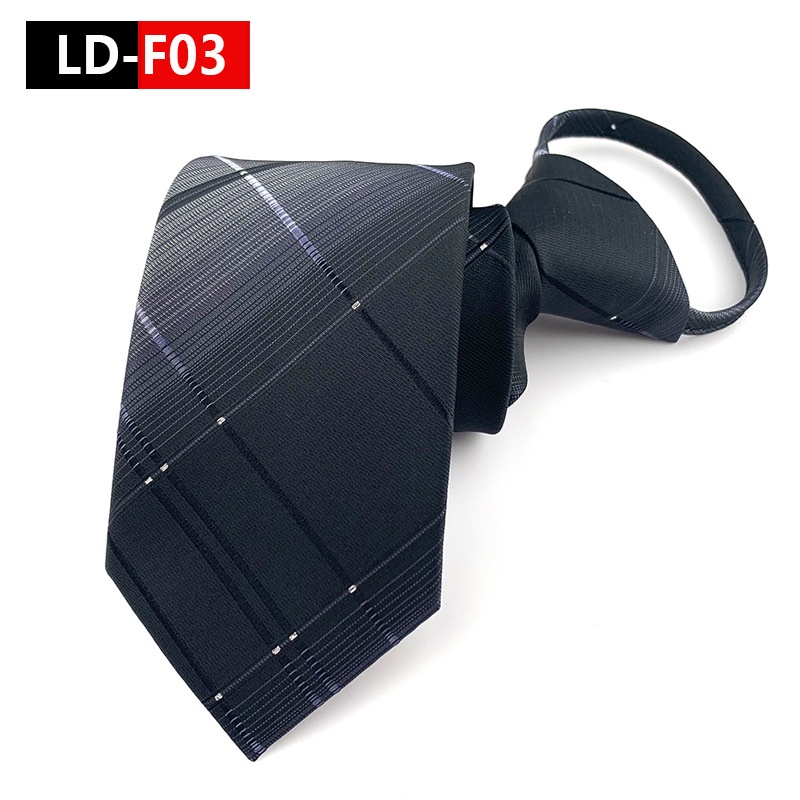 thumbnail image 2 of Black Ties For Men Pre-tied SUMERSHA Pre-tied Adjustable Zipper Tie For Men, 3.15 Inch Mens Necktie Skinny Zip On Tie (Black) At Men's Clothing Store Zip Up Ties Men 2 of 10