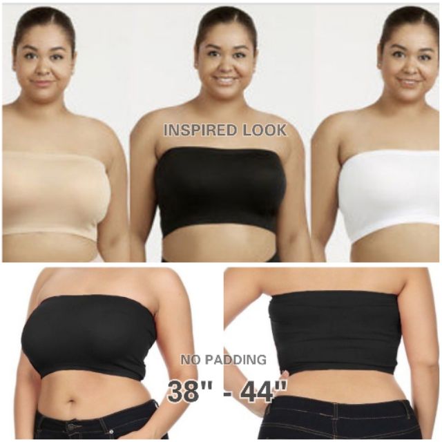 Plus Size Big Size Tube Bra (No Padding)