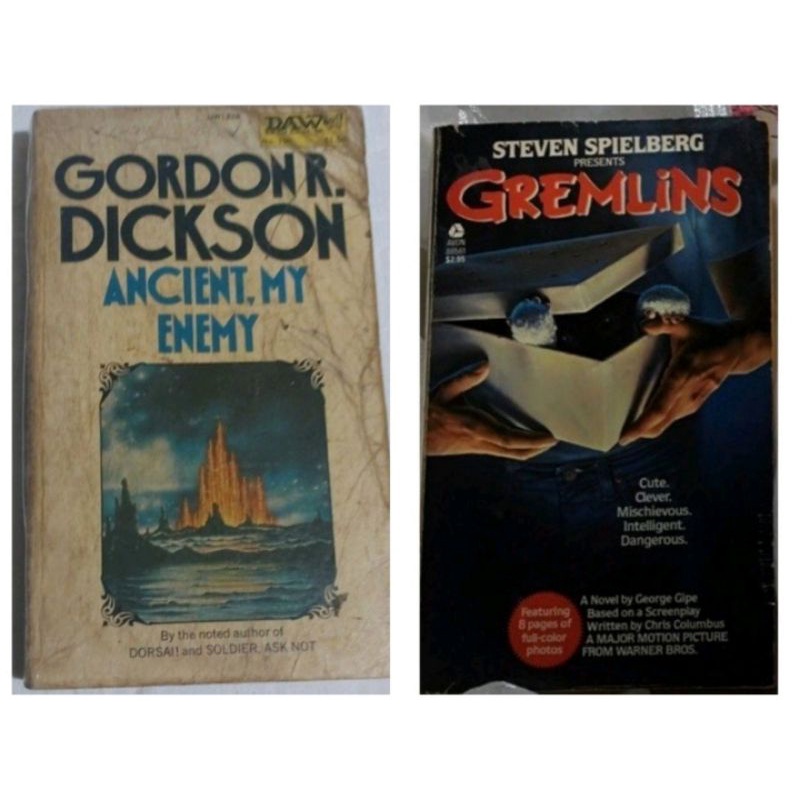 preloved novel | Gremlins | Ancient My Enemy | rare Science Fiction &amp; Fantasy book | Shopee ...