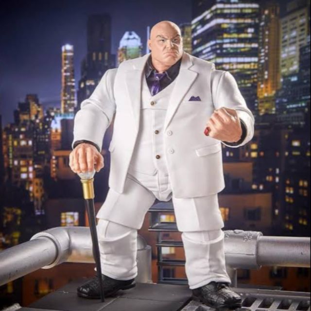 Kingpin marvel legends store baf