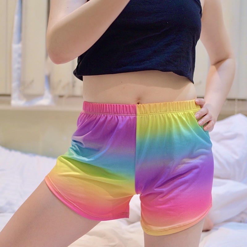 Sexy Rainbow / Unicorn Comfy Shorts for Girls Teen/Adult