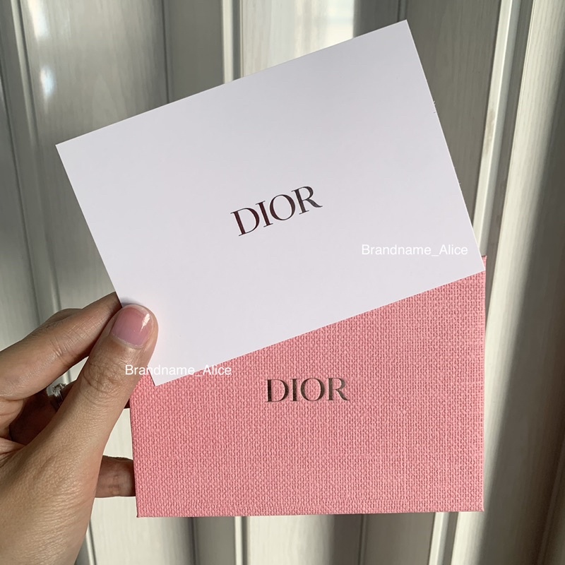Authentic Dior Cards Card Sleeves Birthday Greeting Shopee Philippines