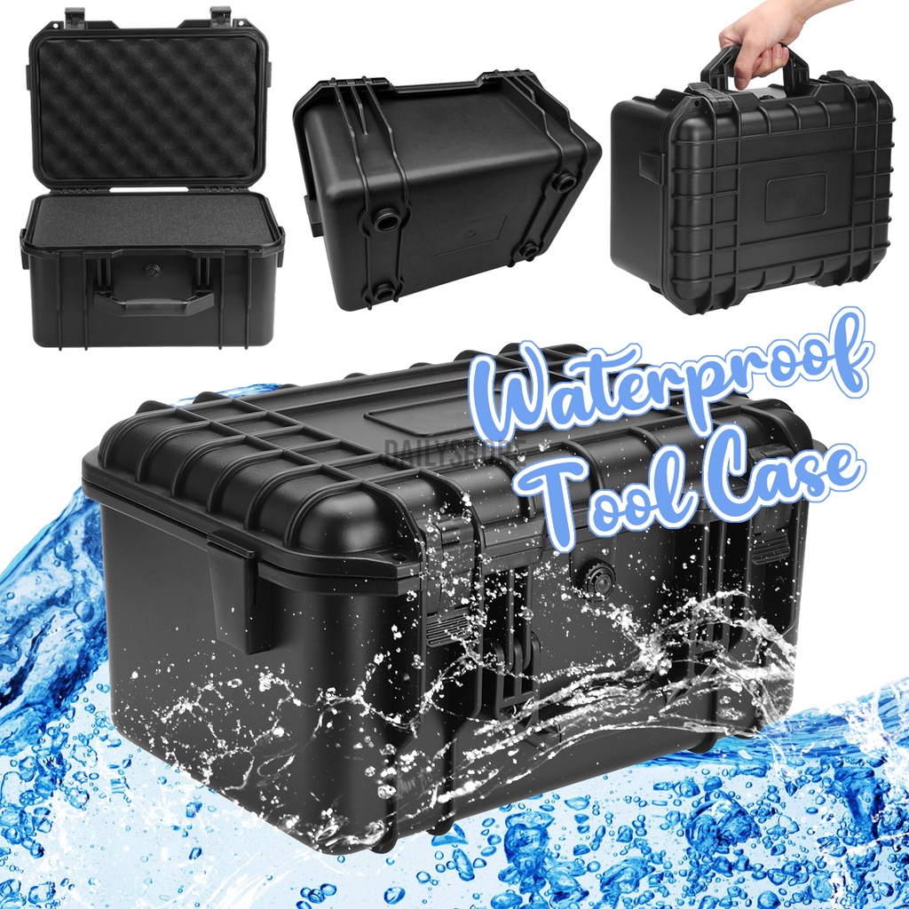 Waterproof Hard Carry Tool Case Storage Box Camera Photography With ...