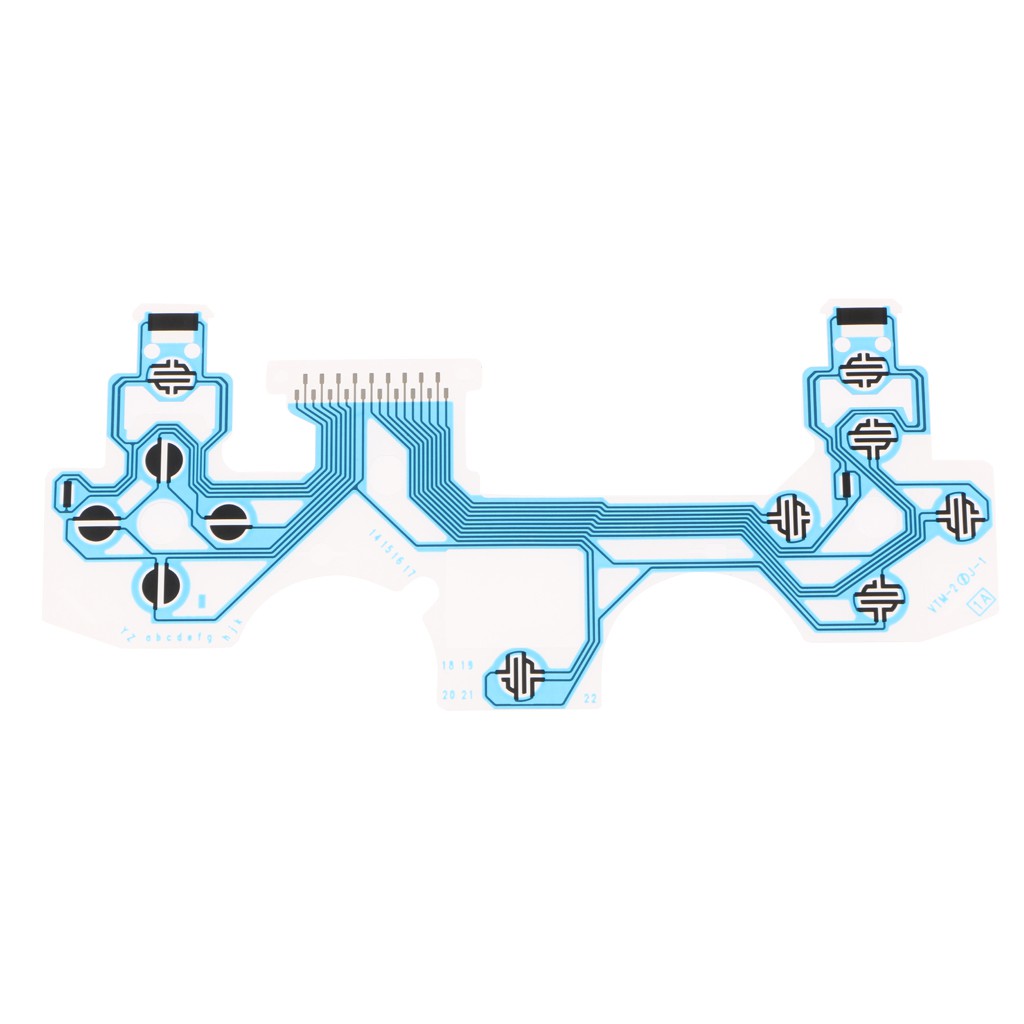 Conductive Film Keypad Flat Flex Ribbon Cable For Controller Blue ...