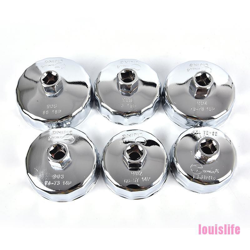 LLPH 1/2 Square Drive 65mm86mm 14 Flutes End Cap Oil Filter Wrench
