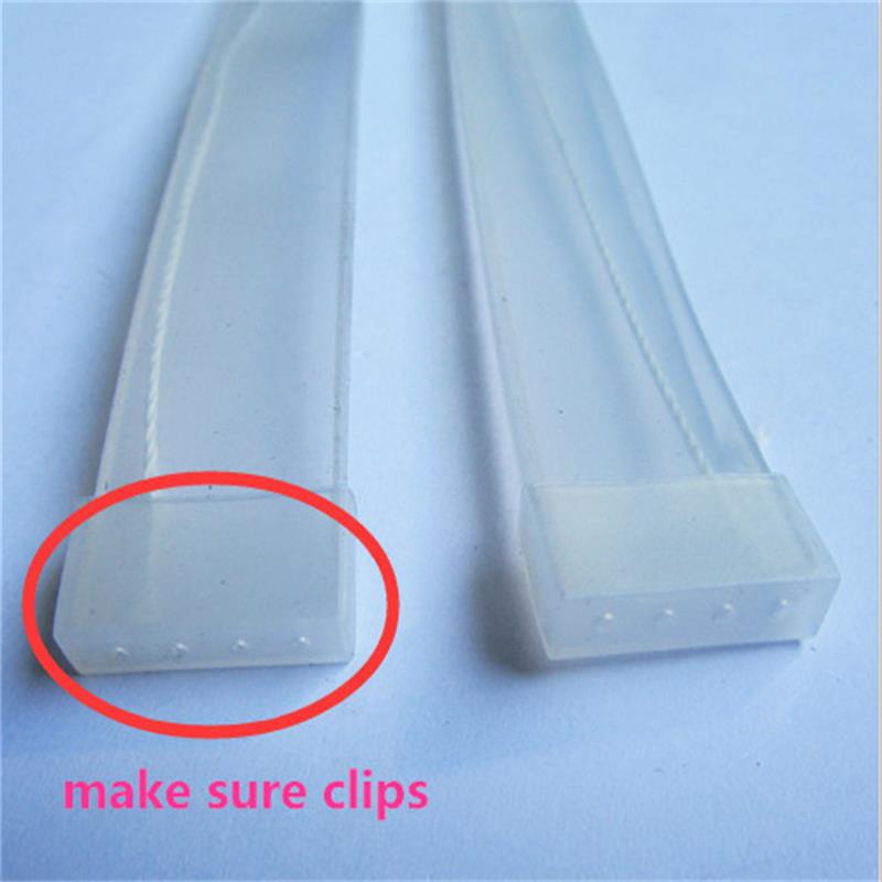 100 Pcs Silicon Clip, End Caps Use for SMD 5050 3528 3014 5630 Ws2801