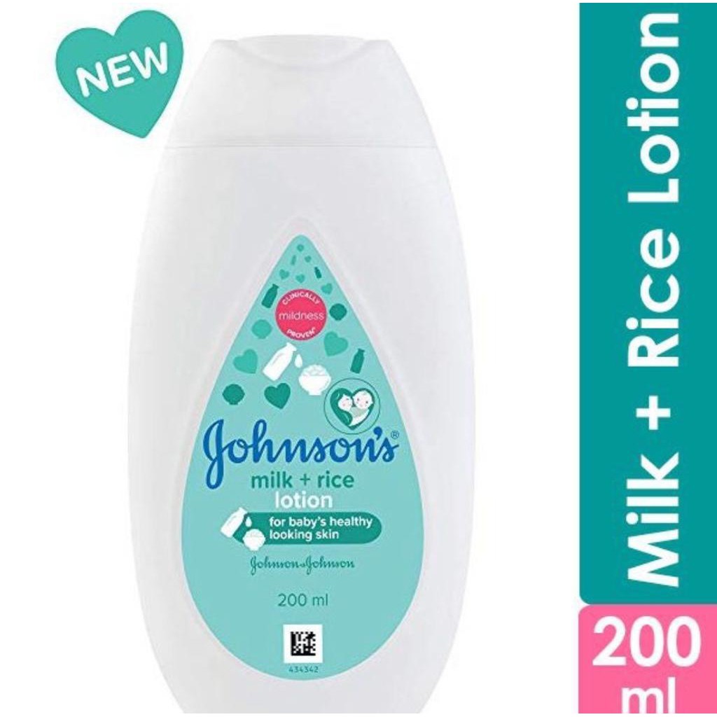 Johnson's Milk Rice Baby Lotion 200ml | Shopee Philippines