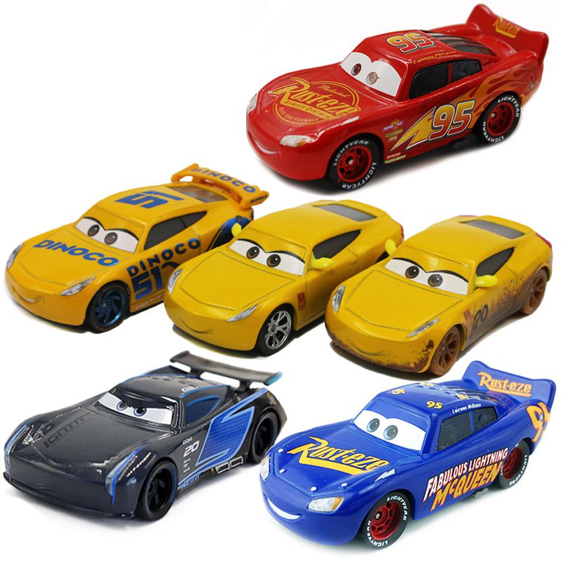 Champion Cars 3 Mcqueen Black Storm Jackson 51 Cool Sister Racer Model ...