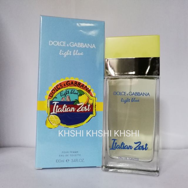 D G lightblue Italian Zest 100ml Shopee Philippines