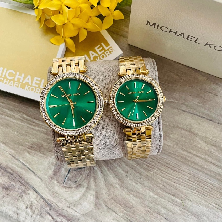 TOP Graded! MK Watch Gold green Darcy mk3552 Pawnable Unisex watch # ...