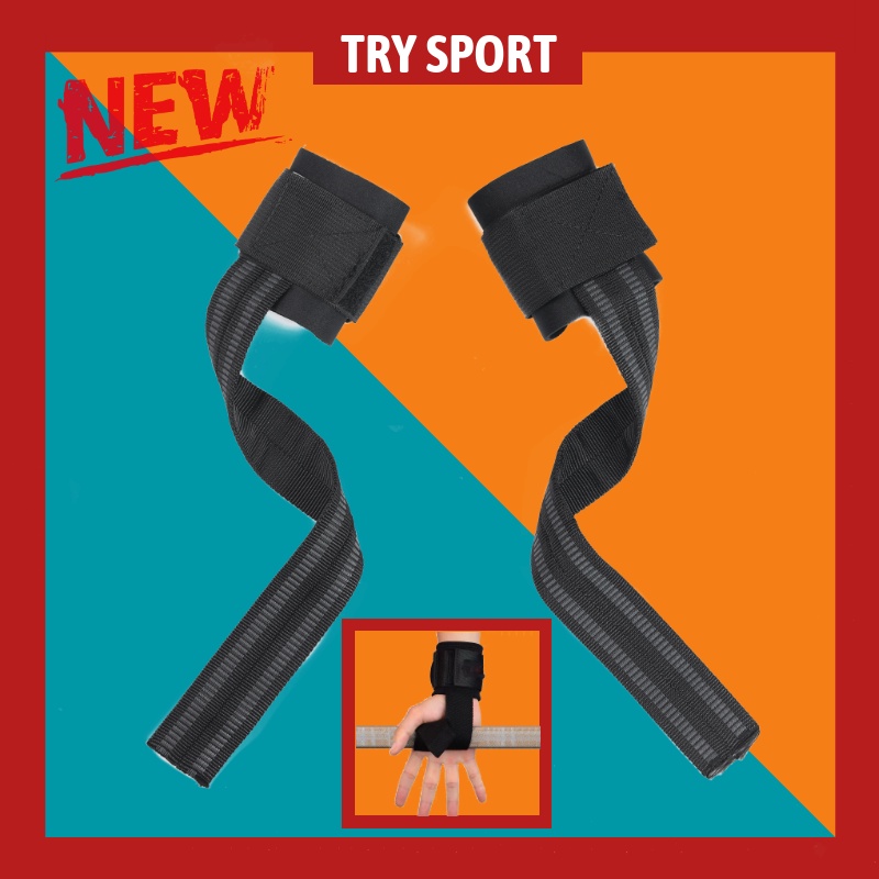 TRY Weight Lifting Straps with Wrist Support Best Wrist Straps for