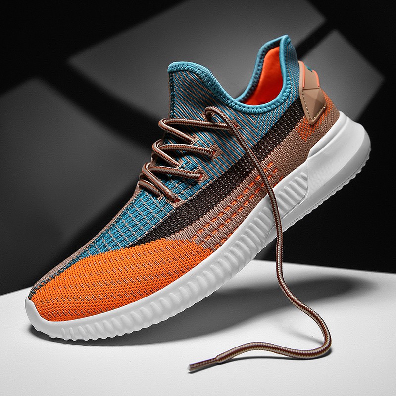 Same day delivery Men s Shoes Flying weaving gym shoes Casual shoes Running shoes Fashion trend versatile shoes Shopee Philippines