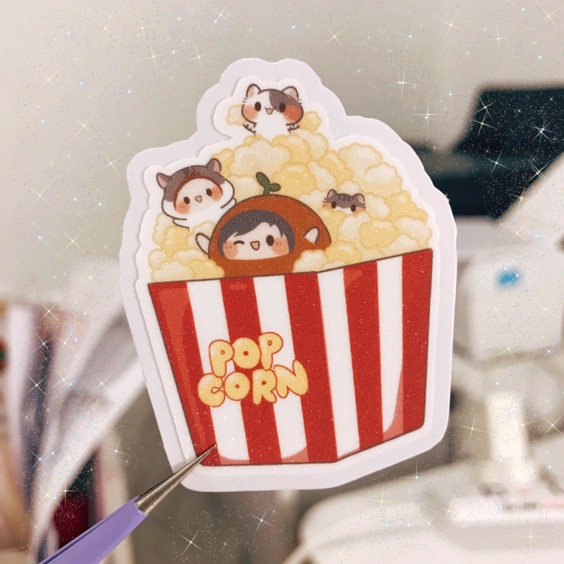 Popcorn Mini Jumbo Sticker Flake | Shopee Philippines
