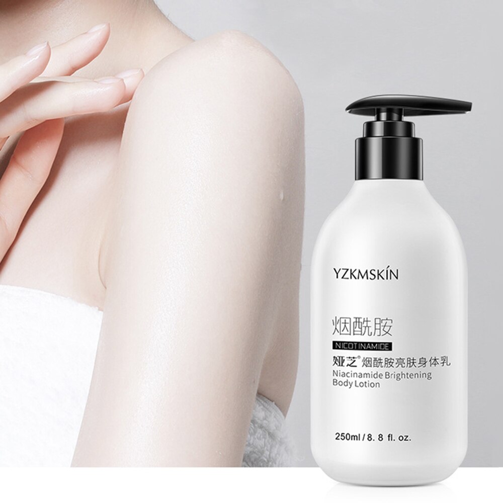 Niacinamide Whitening Body Lotion Cream Moisturizing Dark Skin Care Improve Lightening Cream 0566