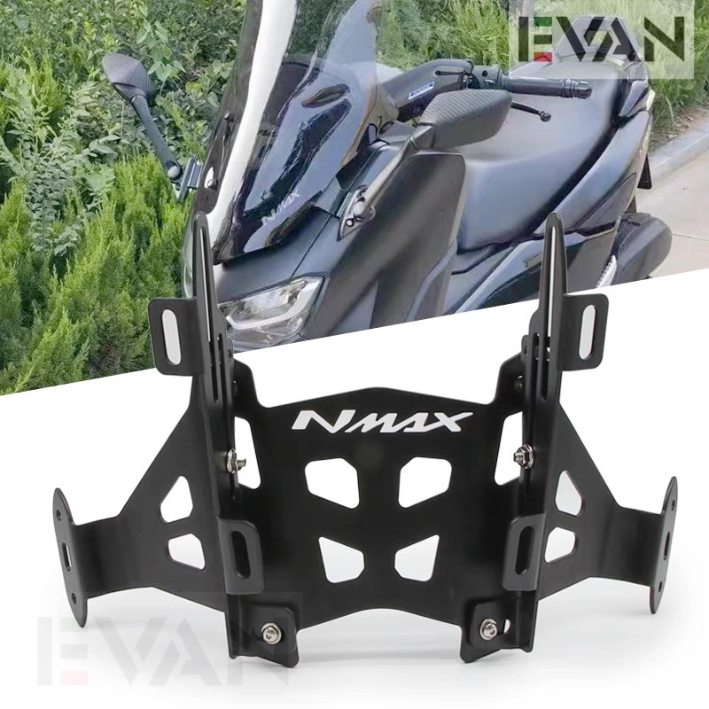 COD Nmax 2020 v2 Side Mirror Bracket Windshield Bracket With Bolt can Adjust CNC Alloy Shopee