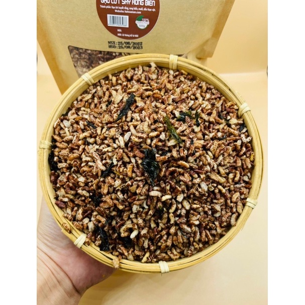 Dried brown rice with seaweed Tran Anh Food - Dried brown rice with ...