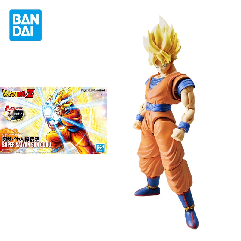 Bandai Original Dragon Ball Z Anime Figure Rise Standard Son Goku ...