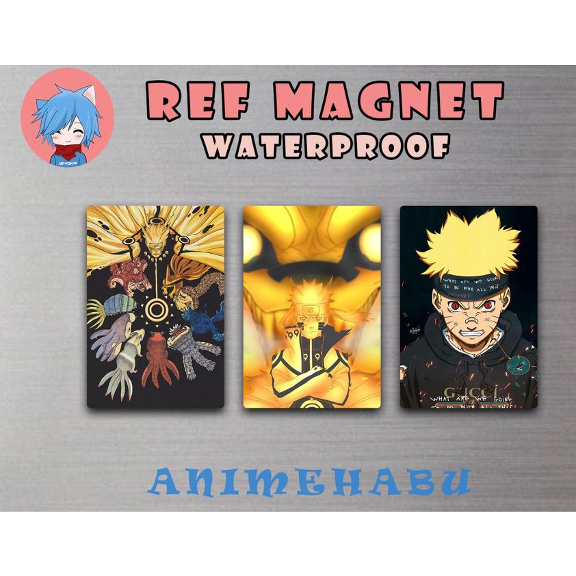 NARUTO Uzumaki Anime Collection Ref Magnet Waterproof [High Quality ...