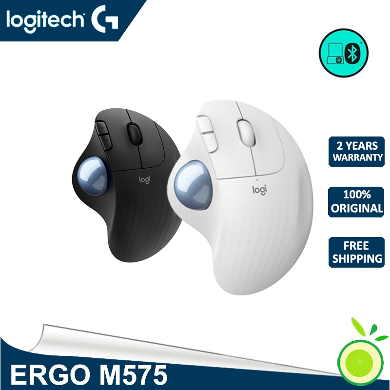 Logitech ERGO M575Wireless Trackball Mouse, Easy Thumb Control